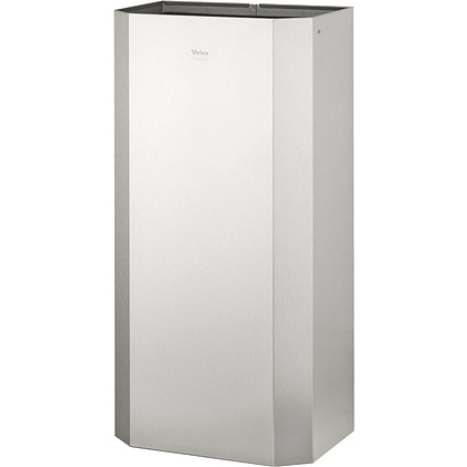 Корзина для мусора Veiro Professional "MaxBIN Steel", 40 л, серебристый 