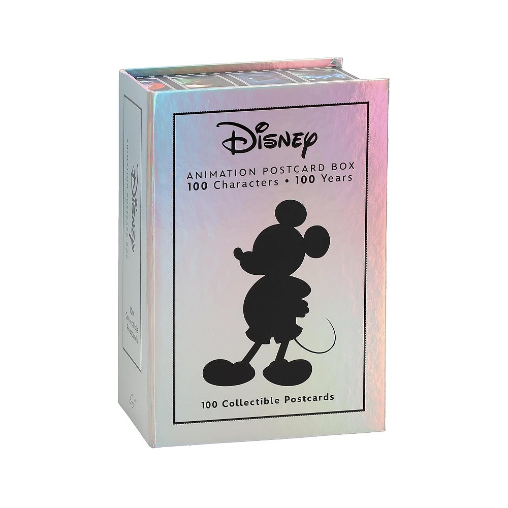 Открытки на английском языке "Disney. Animation Postcard Box: 100 Characters, 100 Years. 100 Collectible Postcards"