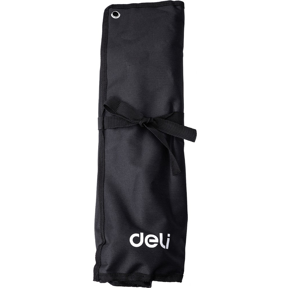 Набор ключей накидных изогнутых Deli YS EDL150012A, 6-32 мм, 12 шт., чехол, черный - 3