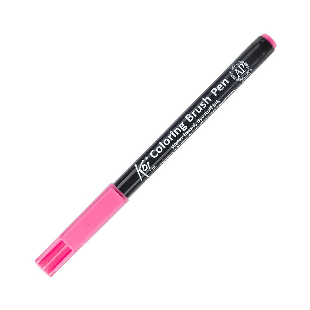 Маркер акварельный "Koi Color Brush", маджента