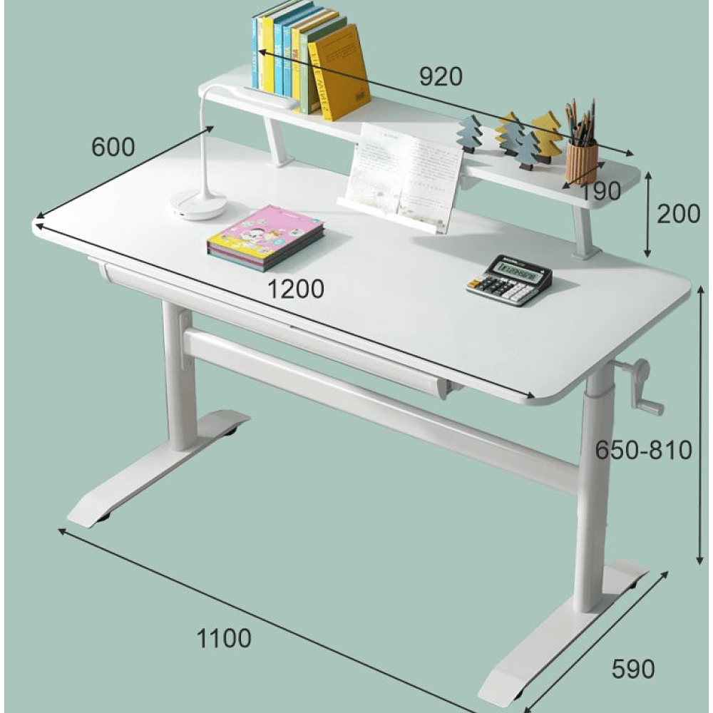 Стол детский регулируемый EVERPROF "Kids table 2", белый - 2