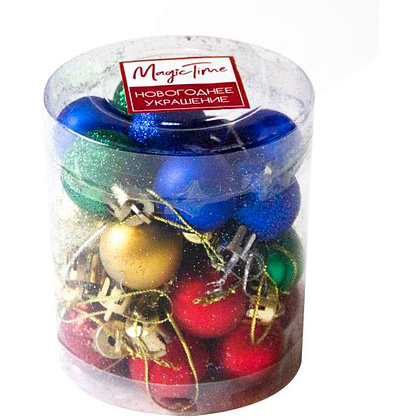 Шар елочный "Миллениум", d2,5 см, 24 шт