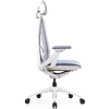 Кресло для руководителя SitZone E-YR-001A-P1-WH сетка/ткань, серый - 3
