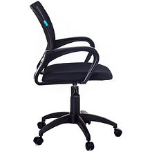 Кресло для персонала "Бюрократ CH-695NLT/BLACK" ткань, пластик, черный