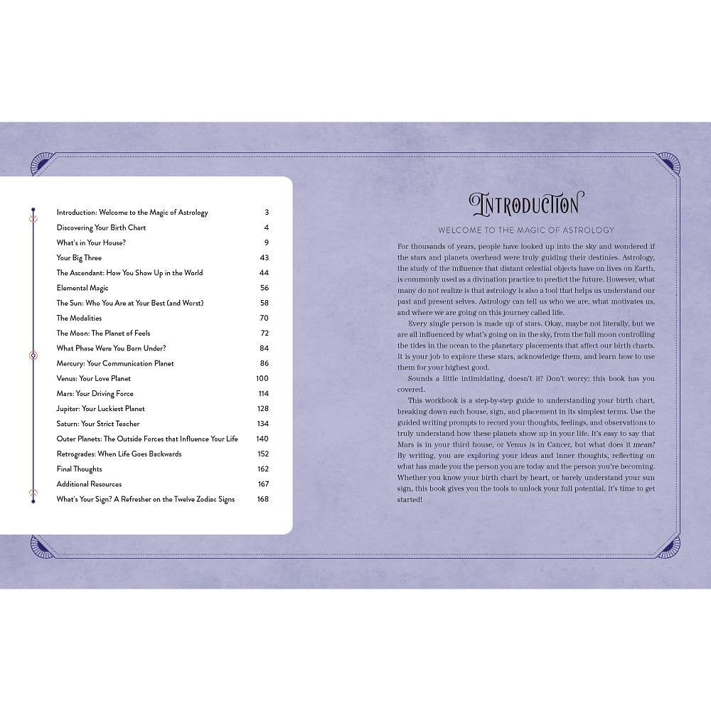 Книга на английском языке "Astrology: A Guided Workbook", Chartwell Books - 4