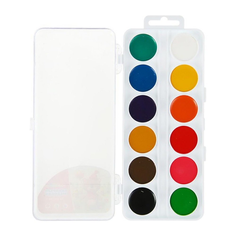 Краски акварельные медовые "Двенадцатицветик" - 2