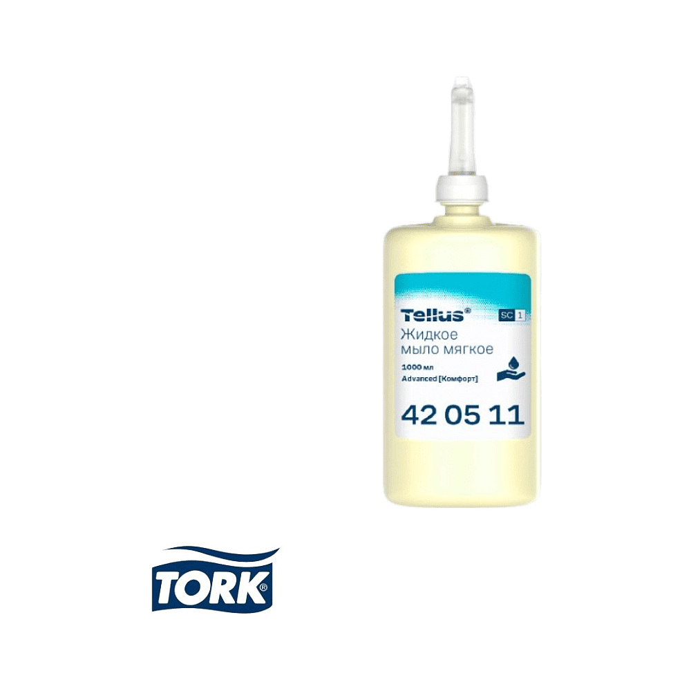 Мыло жидкое Tellus Комфорт, 1 л, мягкое, SC1