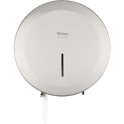 Диспенсер VEIRO "Professional JUMBO" для туалетной бумаги в больших рулонах, металл - 3