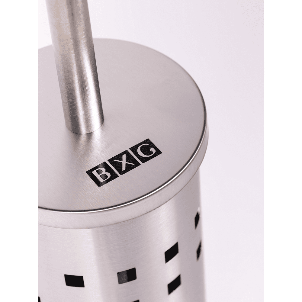 Ерш для унитаза "BXG-TB-8484", металл, напольный, хром, матовый - 6