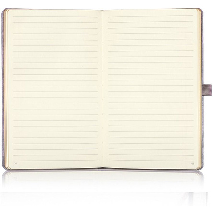 Блокнот Castelli Milano "Oro Circles", А5, 120 листов, линейка, серый, золотистый - 2