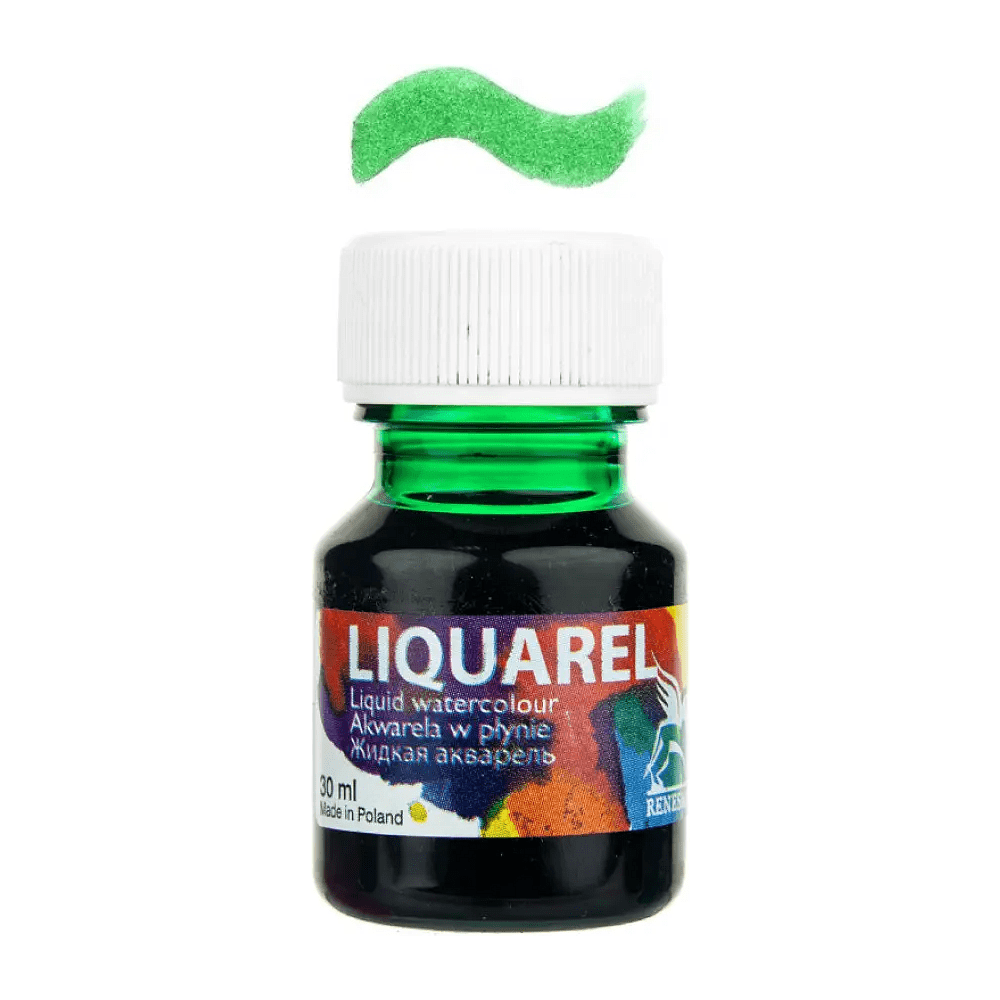 Акварель жидкая "Liquarel", 155 зелёный лесной, 30 мл