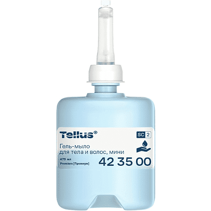 Мыло-гель Tellus Премиум для тела и волос, 475 мл, SC2 мини - 5