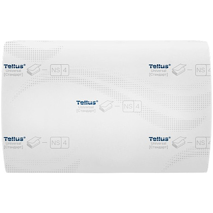 Салфетки Tellus Стандарт NS4, для диспенсера, 200 листов, 2 слоя, белый - 2