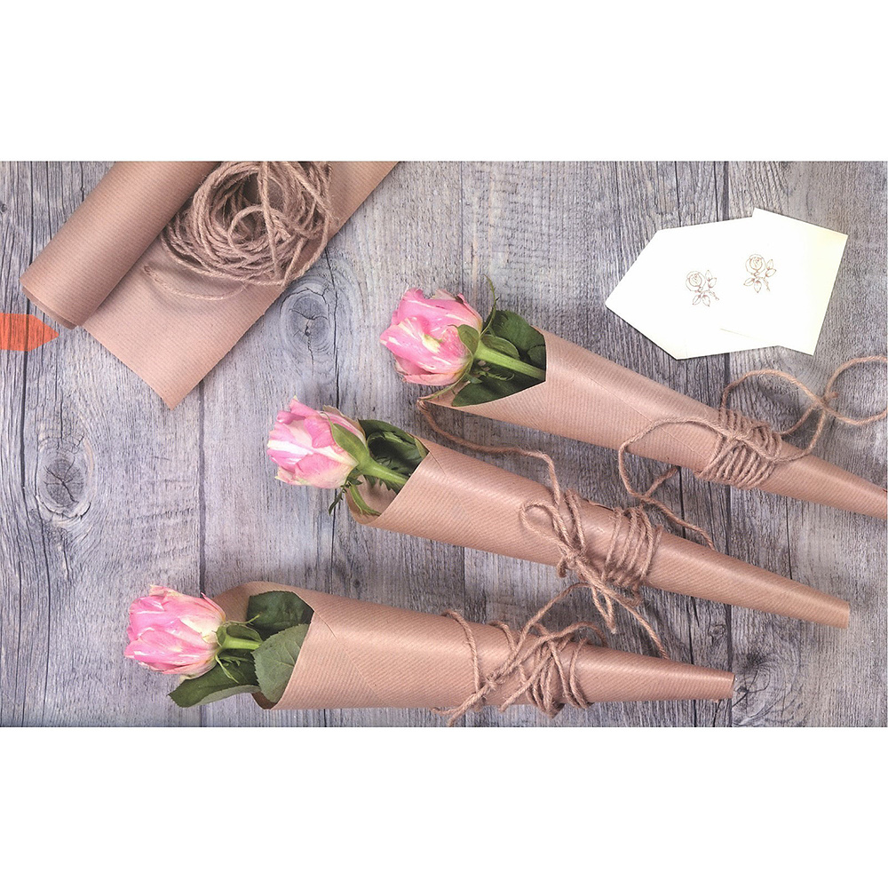 Бумага декоративная в рулоне "Крафт", 10x0.72 м, крафт - 5