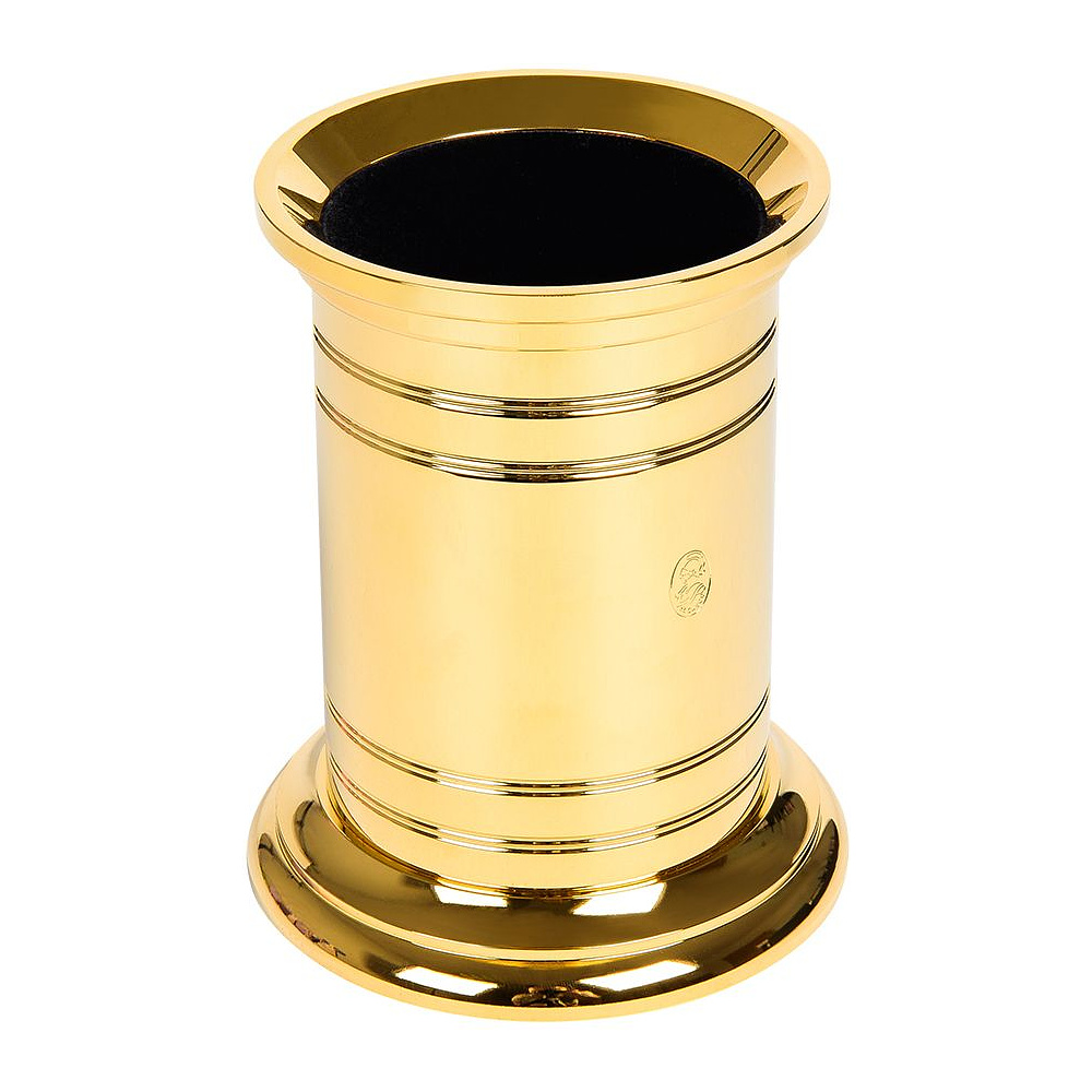 Карандашница большая "M-654", 95x95x117 мм, золотистый