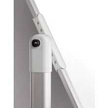 Магнитная доска оборачиваемая мобильная белая, 90x120 см