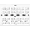Планинг датированный "Black style" на 2027 год, 285х112 мм, 128 страниц, линейка, черный - 5