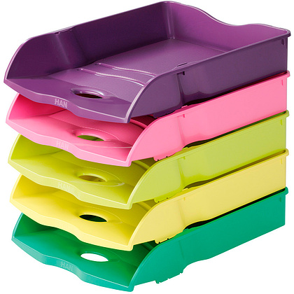 Модуль для бумаг горизонтальный "Re-Loop", лимон - 3