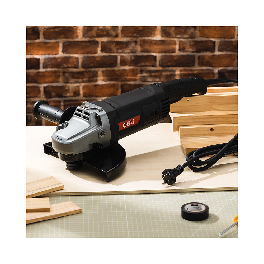 Угловая шлифмашина Deli RS EDE-JM230-1E 2200 Вт, 230 мм - 8