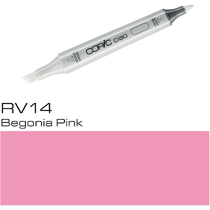 Маркер перманентный "Copic ciao", RV-14 розовая бегония