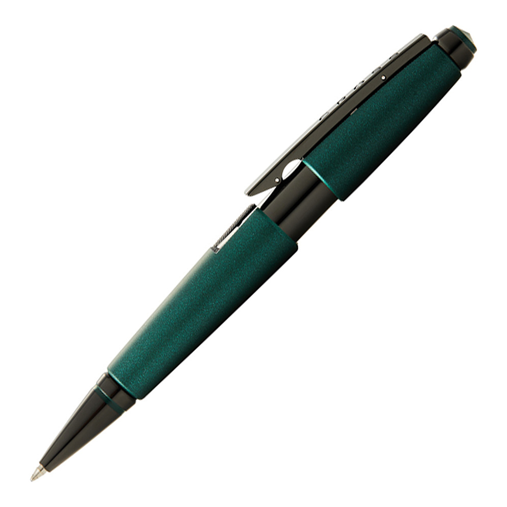 Ручка-роллер Cross "Edge Matte Green Lacquer", 0.7 мм, зеленый, черный, стерж. черный - 3