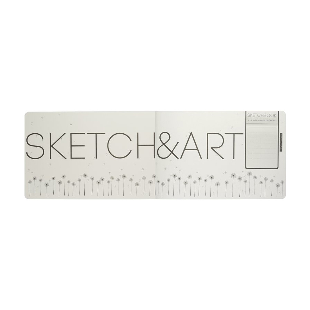 Скетчбук "Sketch&Art. Horizont", 21x14 см, 200 г/м2, 48 листов, красный - 5