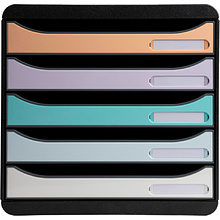 Блок из 5-ти лотков закрытый "Aquarel", 347x278x271 мм