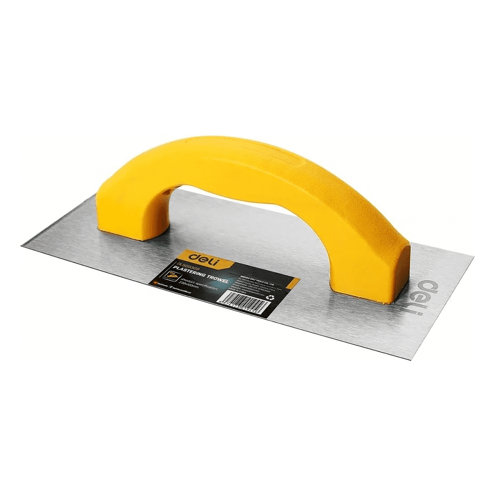 Гладилка Deli YS EDL509309, нержавеющая, 230 x 100 мм, 2-х компонентная рукоятка