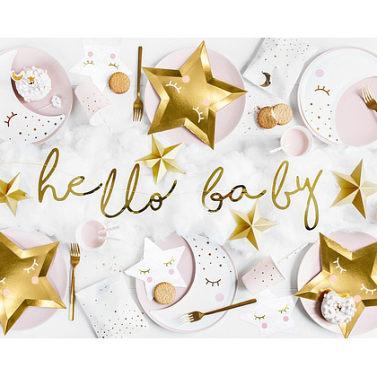 Тарелка бумажная "Белая луна", 10.5х24 см, 6 шт - 4