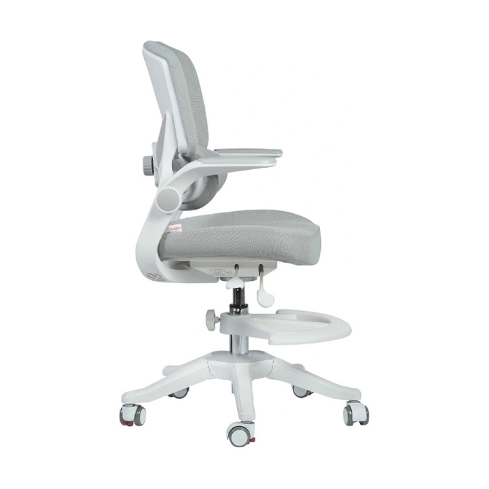 Кресло детское YOKA YC-10 Vally, сетчатая ткань, серый, пластик, белый - 3