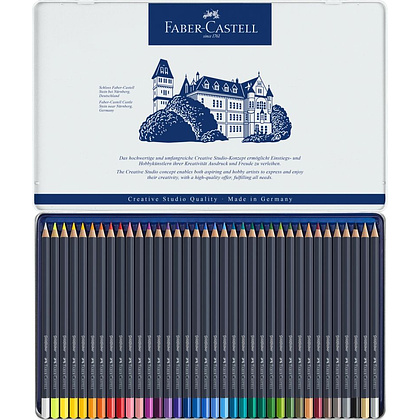 Карандаши цветные "Goldfaber", 36 шт., металлическая упаковка - 3