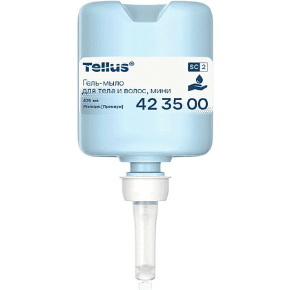 Мыло-гель Tellus Премиум для тела и волос, 475 мл, SC2 мини - 4