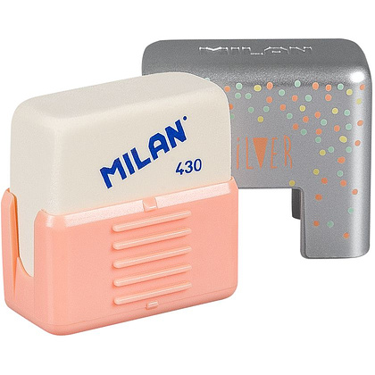 Ластик Milan "430 Silver", 1 шт, ассорти - 6