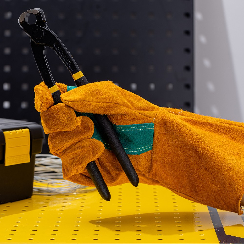 Клещи торцевые Deli YS EDL111009, 230 мм, черный - 5