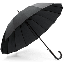 Зонт-трость "99136", 110 см, черный