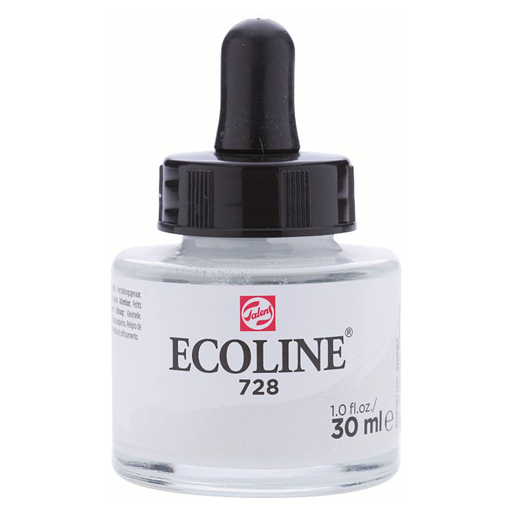 Жидкая акварель "ECOLINE", 728 теплый серый светлый, 30 мл