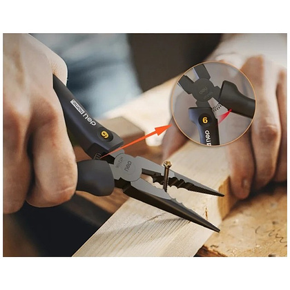 Набор ручного инструмента Deli HS EHT0006, 6 предметов, Soft Touch, черный - 7