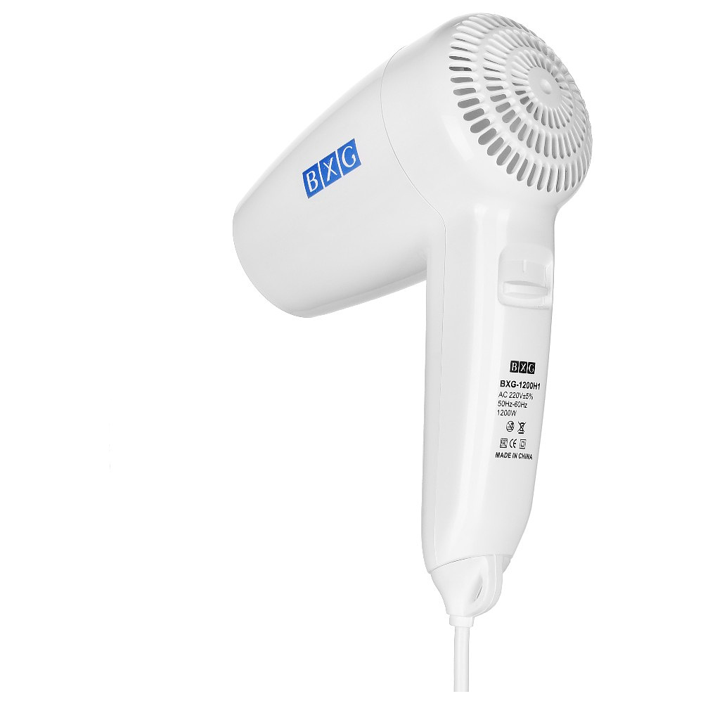 Фен настенный BXG-1200Н1, ABS-пластик, белый - 2