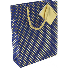 Пакет бумажный подарочный "Blue night"