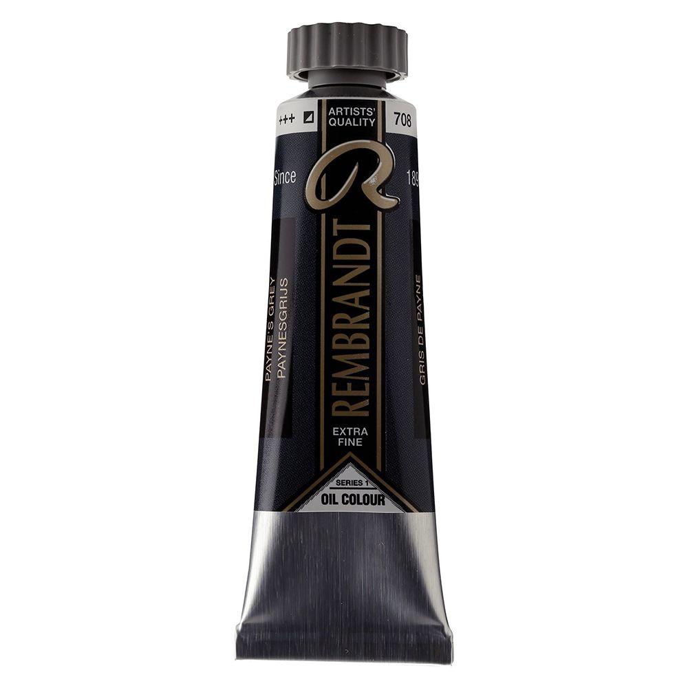 Краски масляные "Rembrandt", 708 серый пейна, 15 мл, туба