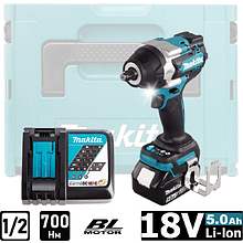 Аккумуляторный гайковерт MAKITA DTW700RT1J
