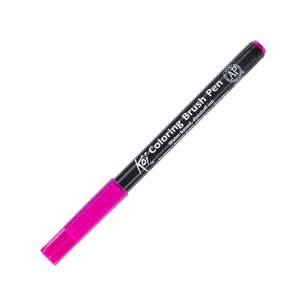 Маркер акварельный "Koi Color Brush", алый