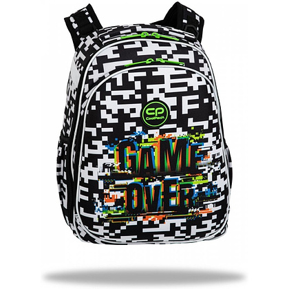 Рюкзак школьный CoolPack "Game over", M, черный, белый - 3