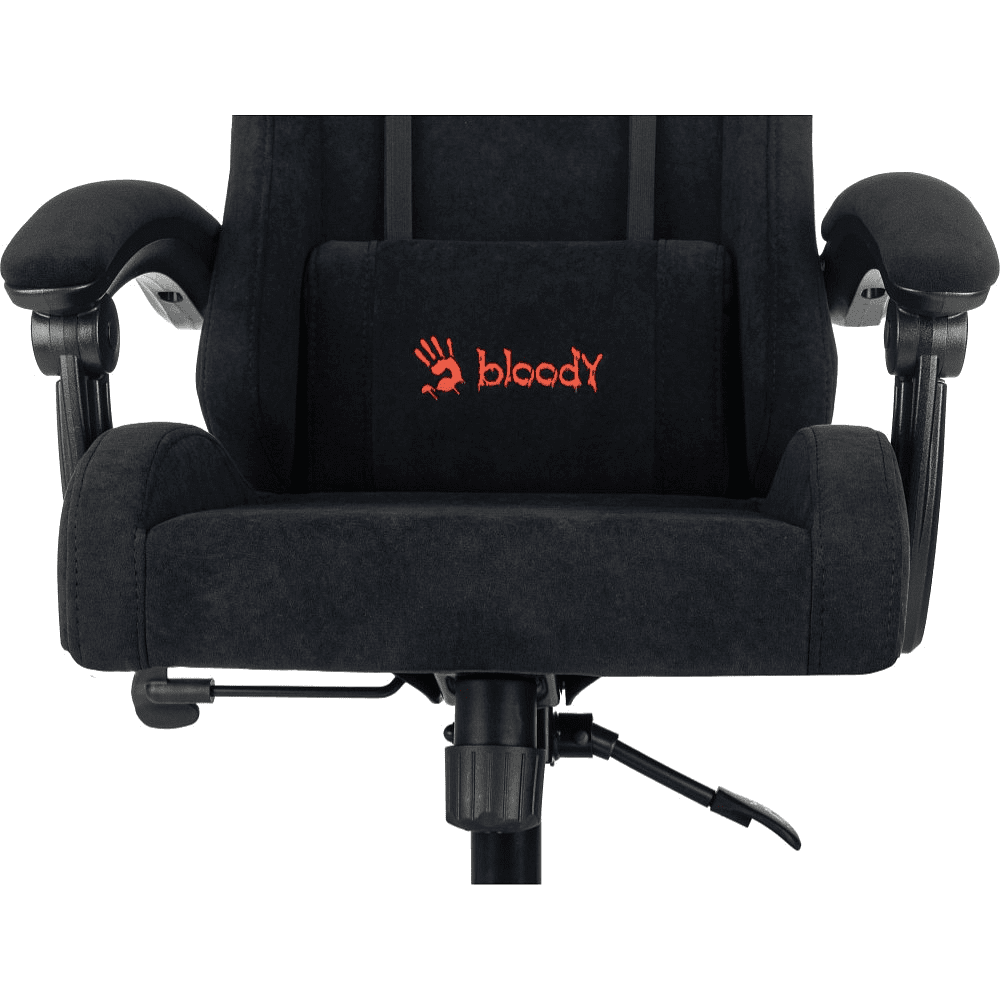 Кресло компьютерное Бюрократ A4Tech Bloody GC-560, искусственная замша, черный, металл - 12