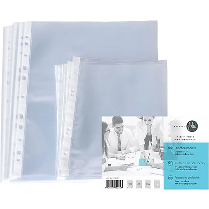 Файл (папка-карман) "Inter-folia", A4, 50 шт, 60 мк, прозрачный - 2