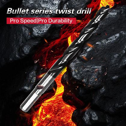 Сверло по металлу Deli RS EDH-MHZ065-E4, 6.5 мм, DIN 338, HSS-TiN - 5