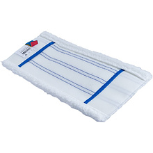 Насадка для плоской швабры с полосами скольжения, микроволокно, карманы