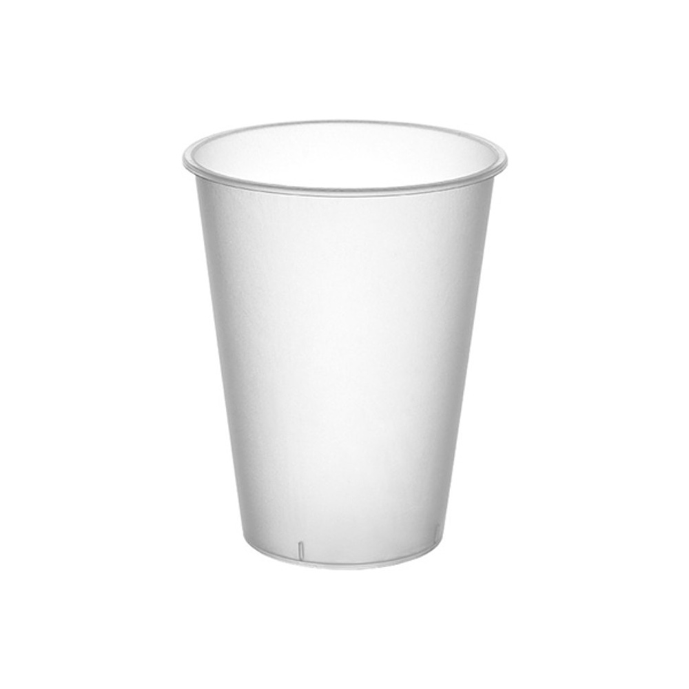 Пластиковый стакан Bubble Cup, одноразовый, матовый, 375 мл, 25 шт./упак.