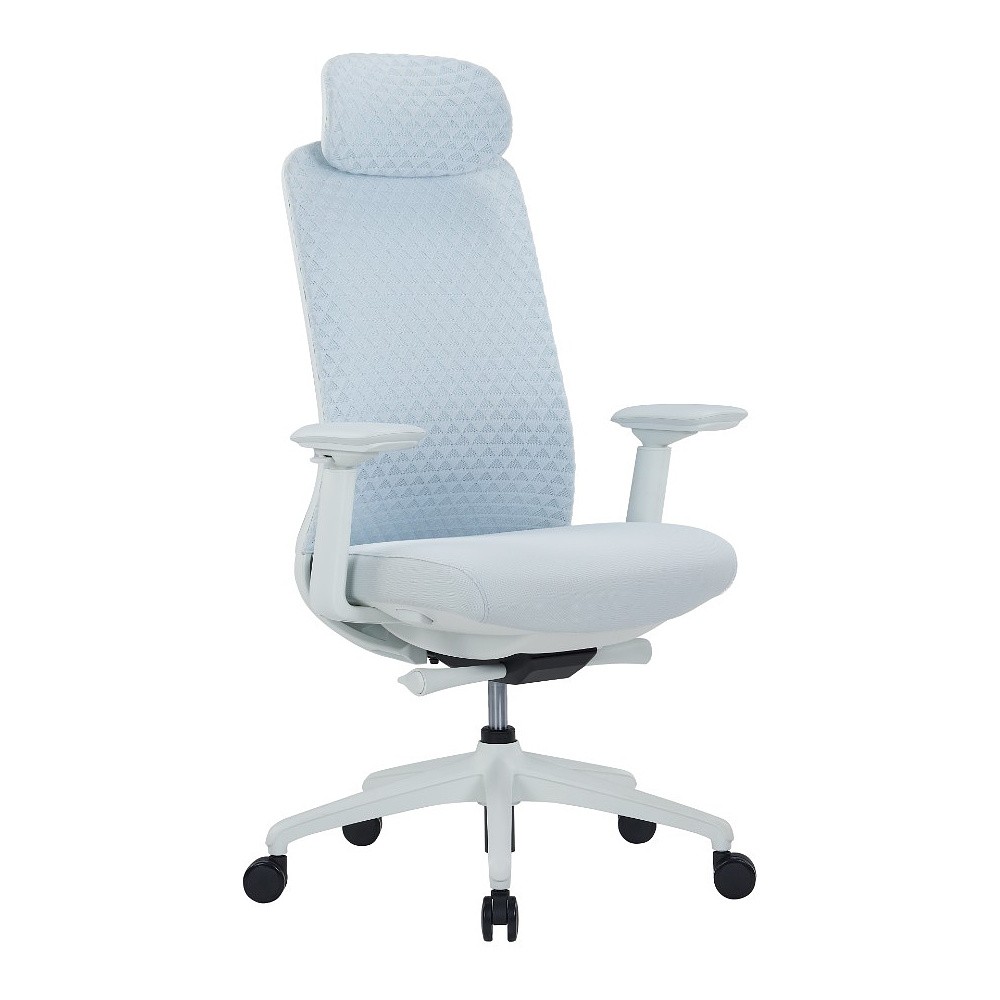 Кресло для руководителя SitZone CH-531A-BS, ткань, пластик, белый, -30%