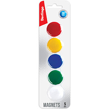Кнопки магнитные "Berlingo", 30 мм, 5 шт, ассорти